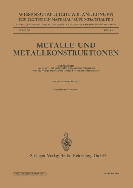 Metalle und Metallkonstruktionen