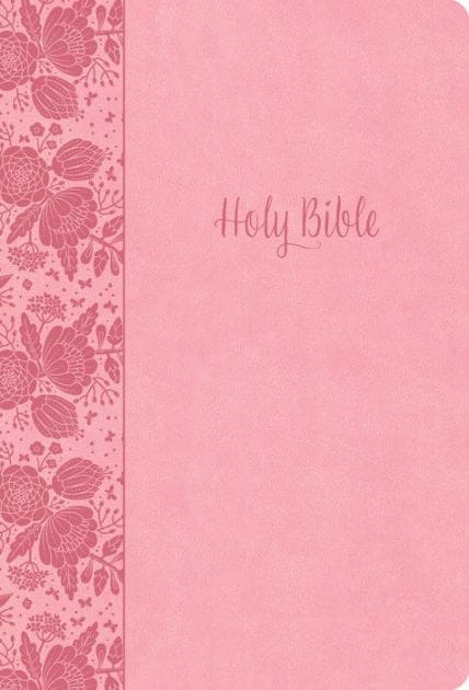 KJV Large Print Thinline Bible, Value Edition, Soft Pink LeatherTouch