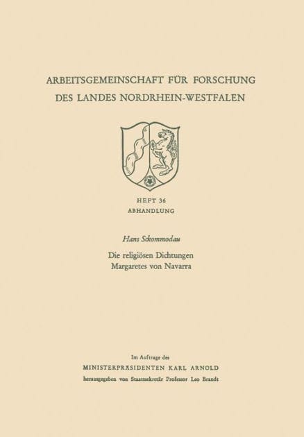 Die religiösen Dichtungen Margaretes von Navarra