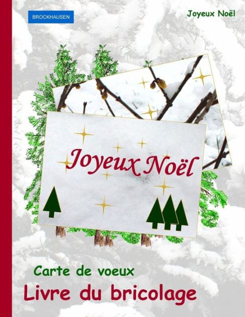 BROCKHAUSEN: Carte de voeux - Livre du bricolage: Joyeux Noël