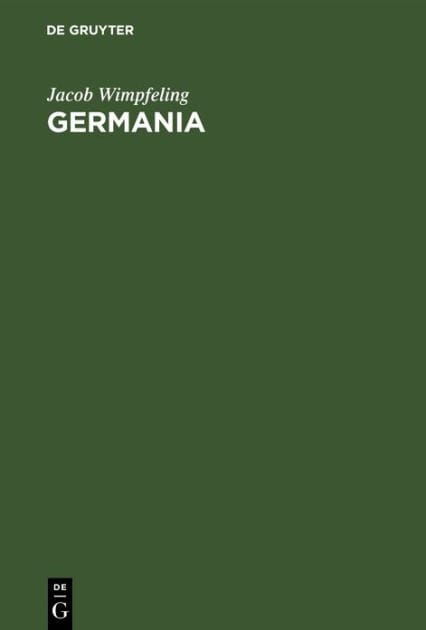 Germania: Ein Beitrag zur Frage nach der Nationalität des Elsasses und zur Vorgeschichte der Strassburger Universität