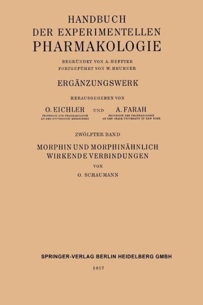 Morphin und Morphin�hnlich Wirkende Verbindungen