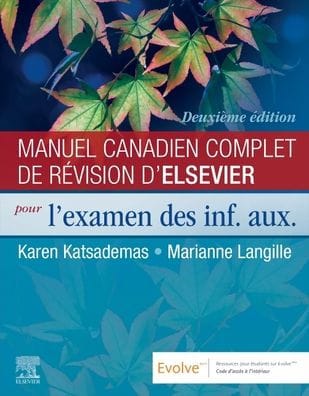 Manuel canadien complet de révision d'Elsevier pour l'examen des inf. aux.