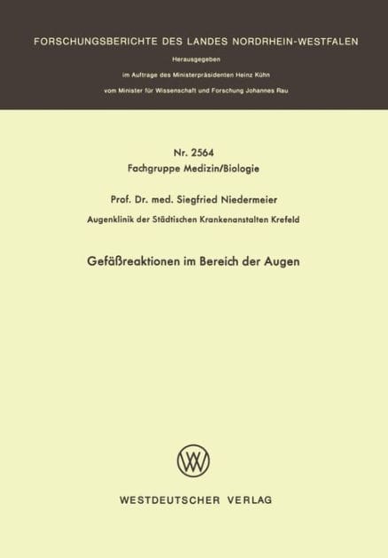 Gefäßreaktionen im Bereich der Augen