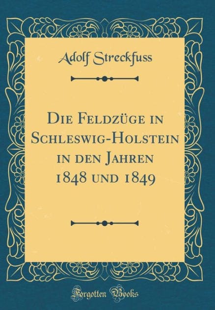 Die Feldz�ge in Schleswig-Holstein in Den Jahren 1848 Und 1849 (Classic Reprint)