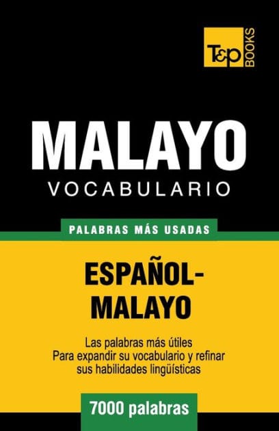 Vocabulario espa�ol-malayo - 7000 palabras m�s usadas