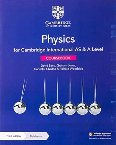 Cambridge University Press Cambridge International AS & A Level Physics Coursebook with Digital Access (2 Years) 3ed