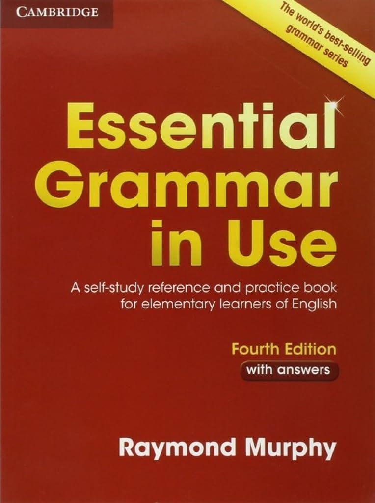 كامبريدج يونيفيرستي بريس كتاب Essentialgmmar In USe With Answers الطبعة الرابعة: كتاب مرجعي وممارسة للدراسة الذاتية