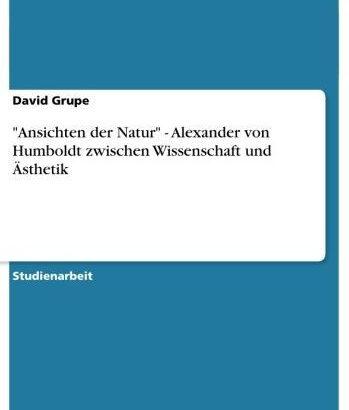 'Ansichten Der Natur' - Alexan 9783638889476 Img1