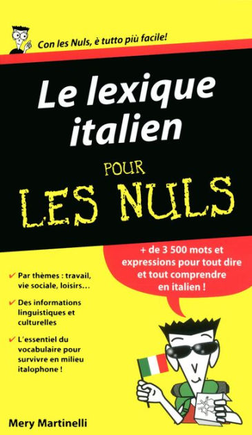 Le Lexique Italien Pour Les Nu 9782754043557 Img1