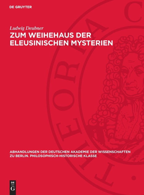 Zum Weihehaus Der Eleusinische 9783112759868 Img1
