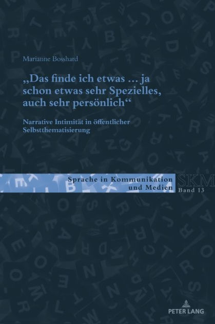 «Das Finde Ich Etwas (.) Ja Sc 9783034336352 Img1
