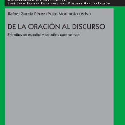 De La Oración Al Discurso: Est 9783631814079 Img1