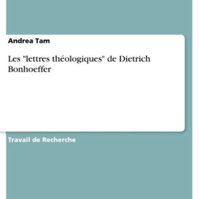 Les 'Lettres Théologiques' De 9783640609925 Img1