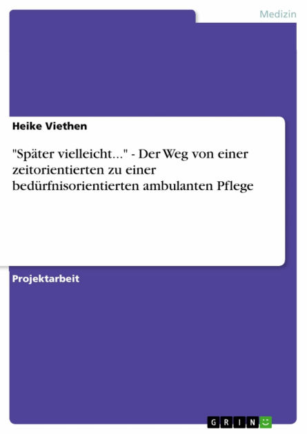 'Später Vielleicht...' - Der W 9783640355723 Img1