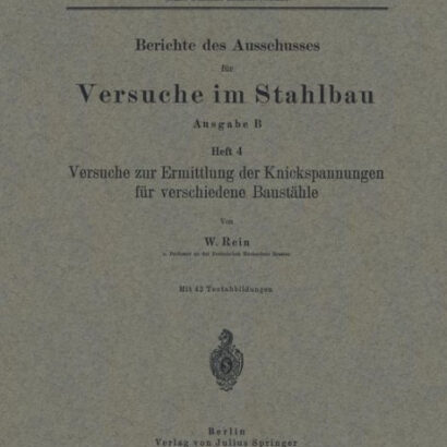 Versuche Zur Ermittlung Der Kn 9783709151754 Img1