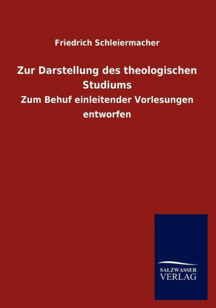 Zur Darstellung Des Theologisc 9783846019993 Img1