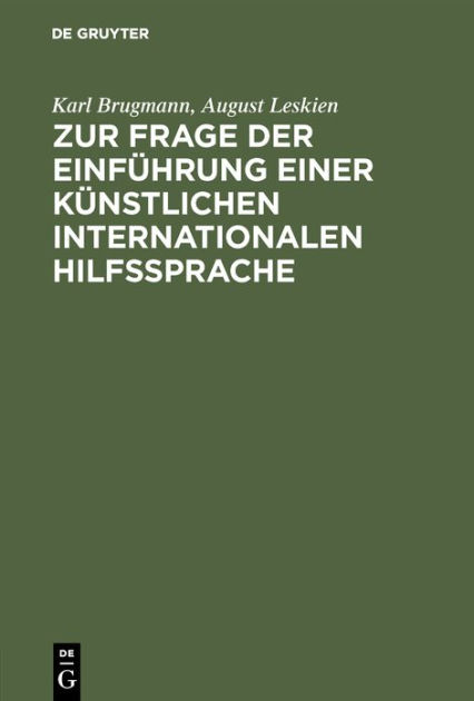 Zur Frage Der Einführung Einer 9783111103020 Img1