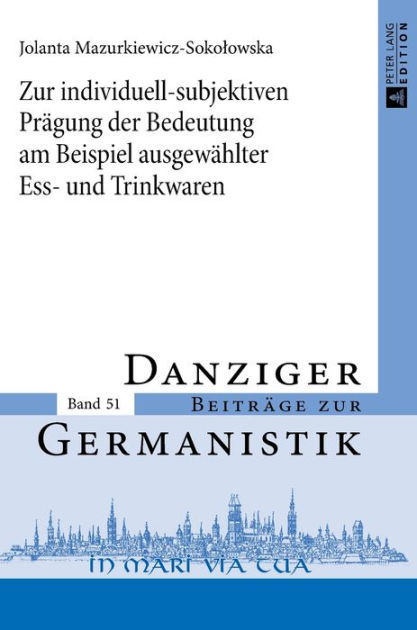 Zur Individuell-Subjektiven Pr 9783631669594 Img1