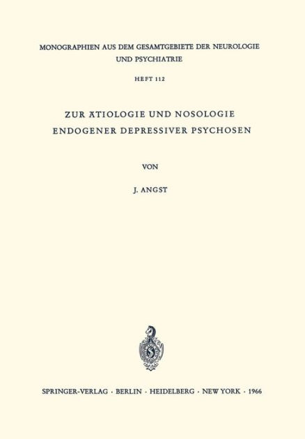 Zur Ï¿½Tiologie Und Nosologie 9783540036203 Img1
