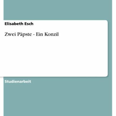 Zwei Päpste - Ein Konzil 9783640981908 Img1