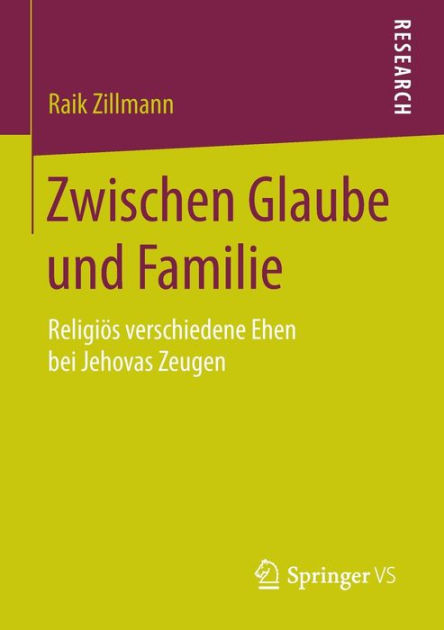 Zwischen Glaube Und Familie: R 9783658080853 Img1